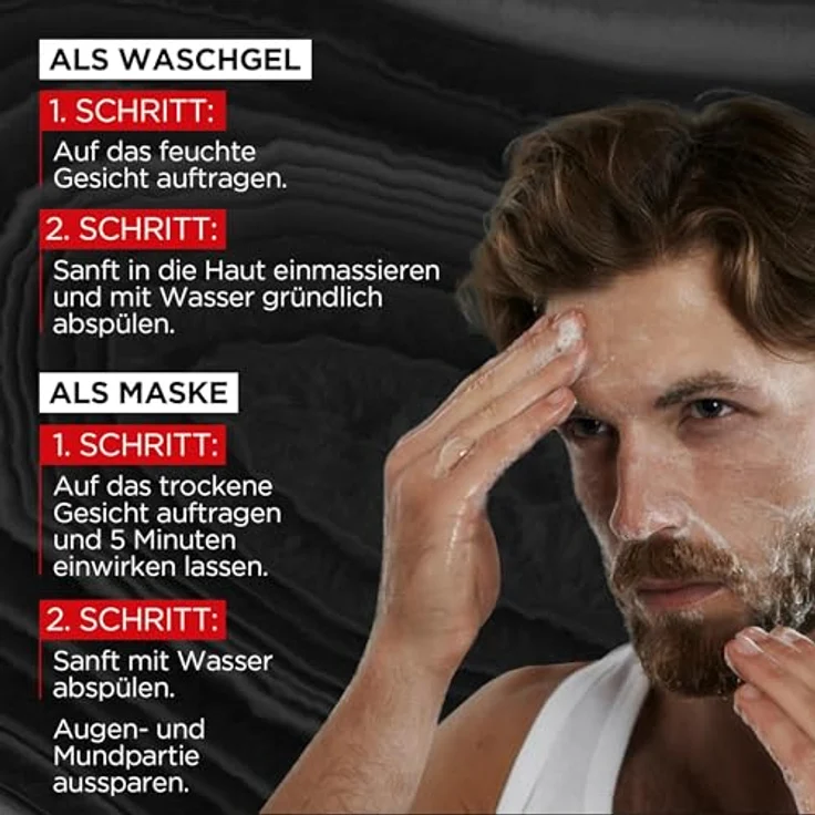 L'Oréal Men Expert Gesichtspflege Pure Carbon Anti-Pickel Tägliches Waschgel Reinigungsgel 100 ml – Bild 5