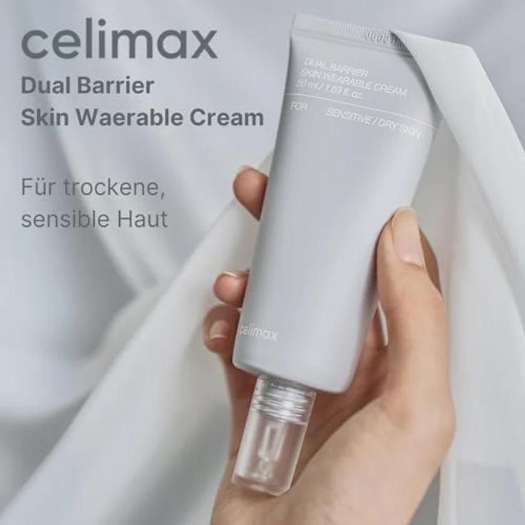 Celimax Dual Barrier Skin Wearable Cream - Hautbarriere Creme mit 5 natürlichen Ceramiden - Feuchtigkeitscreme Gesicht - 50ml – Bild 5