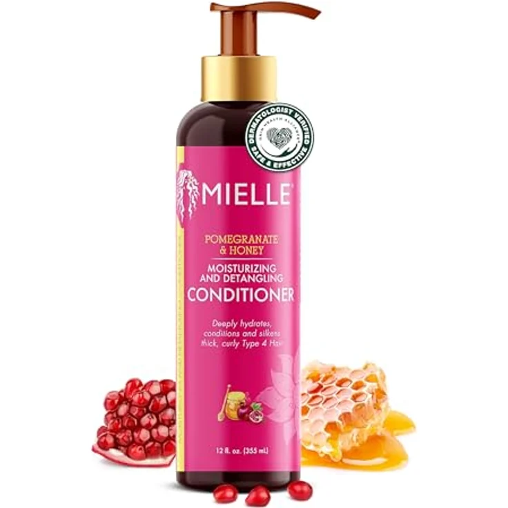 Mielle Pomegranate & Honey, feuchtigkeitsspendender Conditioner für leichte Kämmbarkeit, 355 ml, stärkt Haarfasern und verhindert Haarbruch – Bild 1