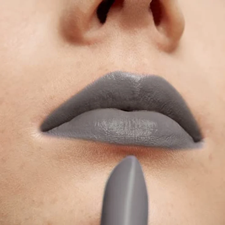 3INA The Lipstick Lippenstift, 4,5 g, hohe Deckkraft, angenehme Textur, Farbe: Gray – Bild 2