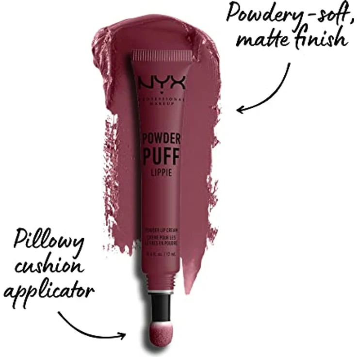 NYX POWDER PUFF LIPPIE lip cream #moody 12 ml – Bild 2