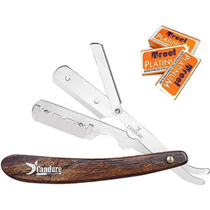 CANDURE Men Straight Cut Halsrasierer Rasiermesser – Bild 7
