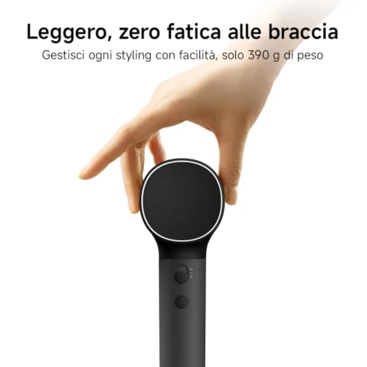 LAIFEN NEO Haartrockner Schwarz, 1500 Watt mit 3 Temperaturstufen, abnehmbarem magnetischem Lufteinlass-Filter und LED-Lichtleiste – Bild 8