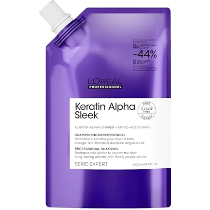 L'Oréal Professionnel Paris LP SE Ker Alpha Shampoo 500 ml, revitalisierendes Pflegeprodukt für strapaziertes Haar – Bild 1