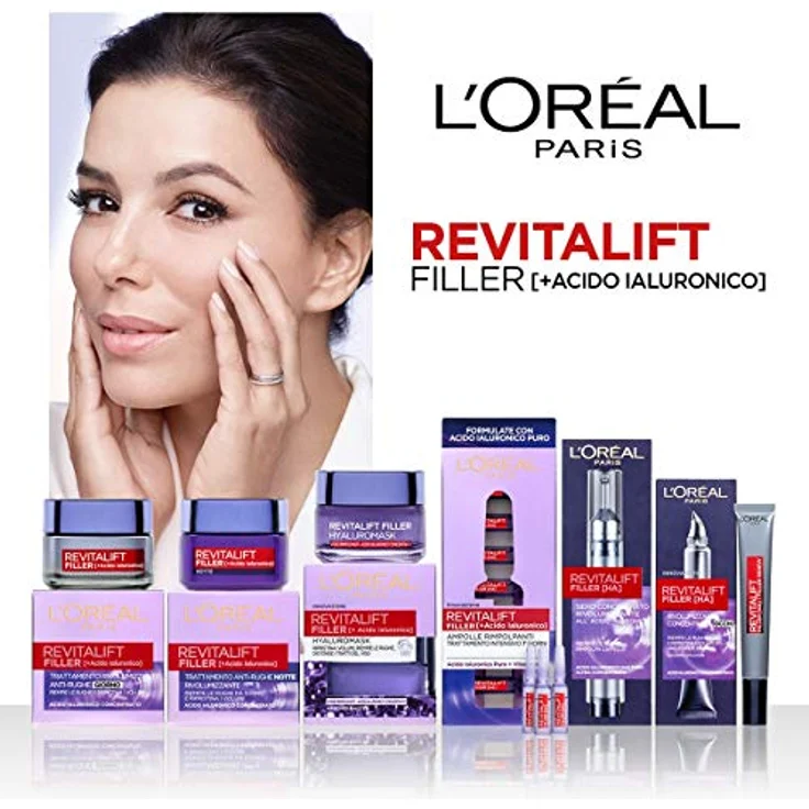 L'Oreal Revitalift Filler Trattamento, Gesichtscreme mit natürlichen Inhaltsstoffen, 50 ml – Bild 5