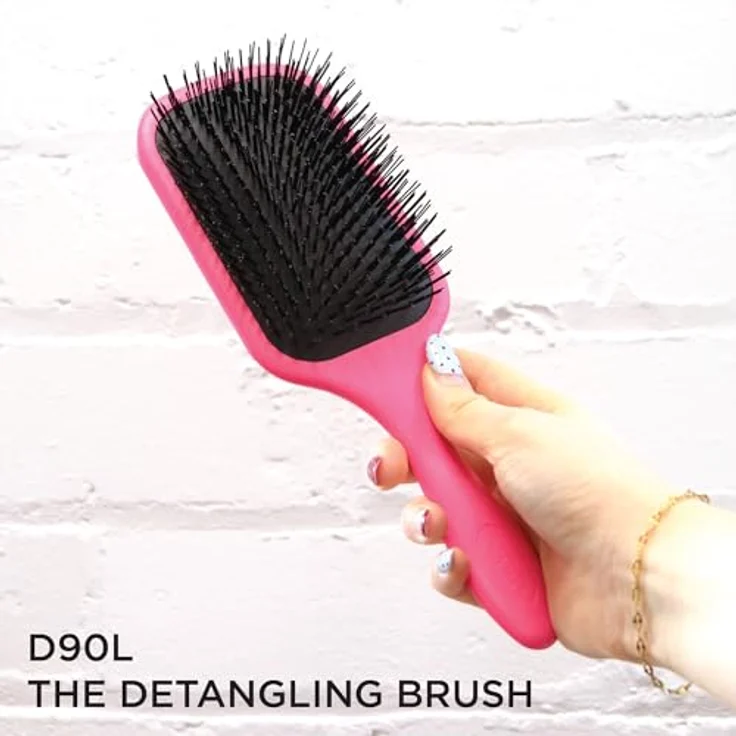 Denman Detangling Tangle Tamer Ultra Roze Bürste – Bild 7