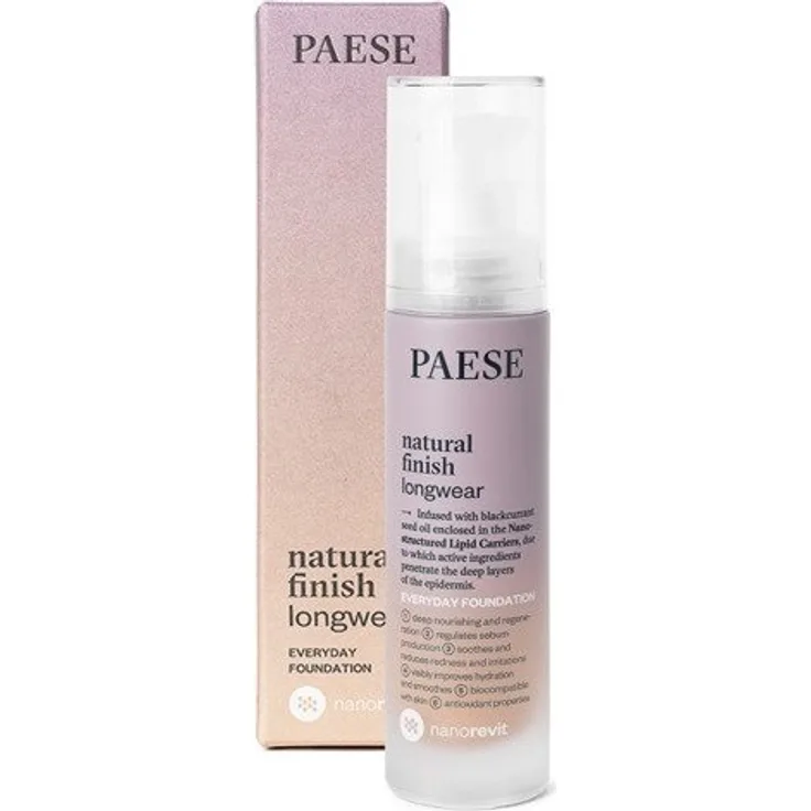 Paese Nanorevit Dugotrway, Foundation Make-up mit natürlichem Finish, 03 Sand, 30 ml