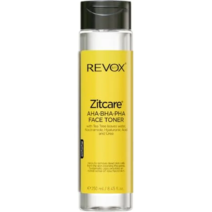 REVOX B77 Zitcare AHA BHA PHA Gesichtswasser mit Teebaum, Niacinamid und Harnstoff, 250 ml – Bild 1