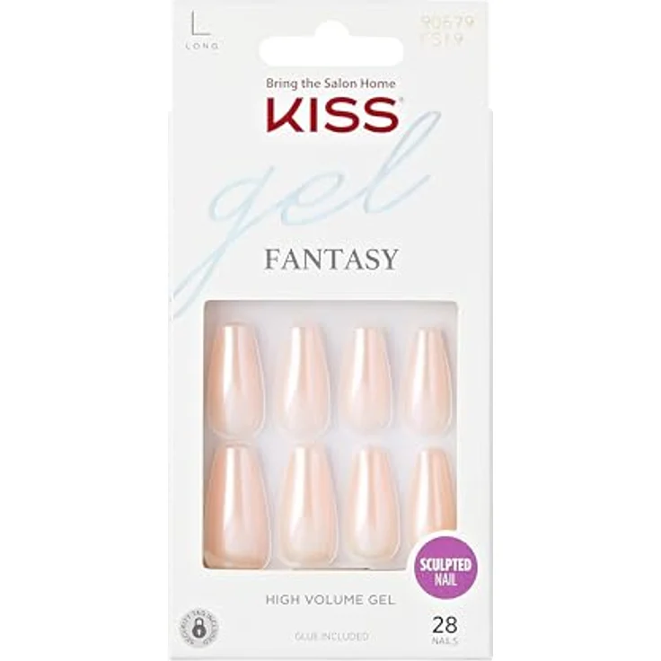 KISS Gel Fantasy High Volume Gel künstliche Fingernägel Hold Me Closer 28 St. Maniküre-Set für Damen – Bild 1