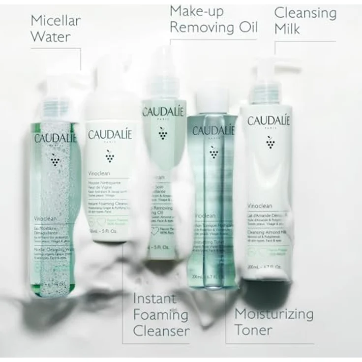 Caudalie Vinoclean, Gesichtsreinigungsöl zum Abschminken, sanfte Formel für empfindliche Haut, 75 ml – Bild 9