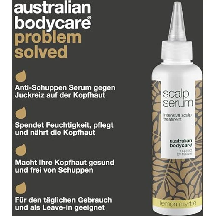 Australian Bodycare Scalp Serum 150 ml | Teebaumöl + Lemon Myrtle | Leave In Kopfhaut pflege bei Trockener, Juckender Kopfhaut & Anti Schuppen | Auch zur Kopfhautpflege bei Schuppenflechte, Ekzemen – Bild 3