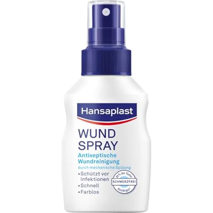 Hansaplast Wundspray zur antiseptischen Wundreinigung, 50 ml Spray