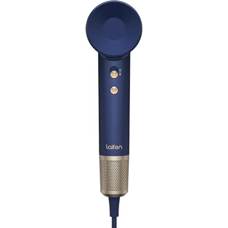 LAIFEN SWIFT Premium Haartrockner, 1500 Watt mit Hochgeschwindigkeitsmotor, Goldblau