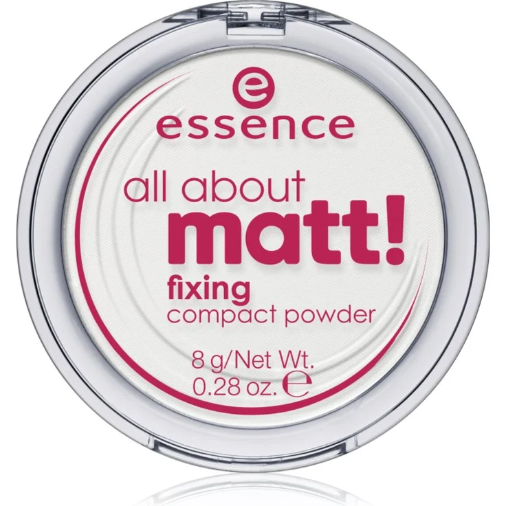 essence All About Matt! transparenter Kompaktpuder, 8 g, mattierendes Puder für ein samtiges Finish und Ölkontrolle