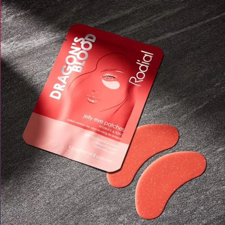 Rodial Dragon's Blood Jelly Eye Patches, Augenpflege für Tag + Nacht, 12 ml (4 x 2 Stück) – Bild 3