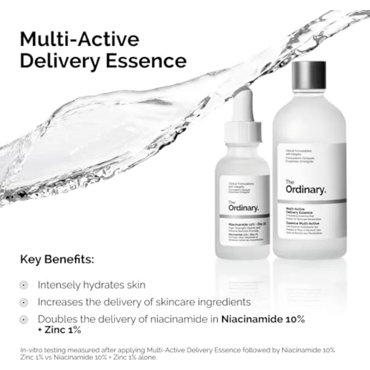The Ordinary Multi-Active Delivery Essence, Gesichtsreinigung mit sofortiger Weichheit und langanhaltender Hydration, 100 ml – Bild 4