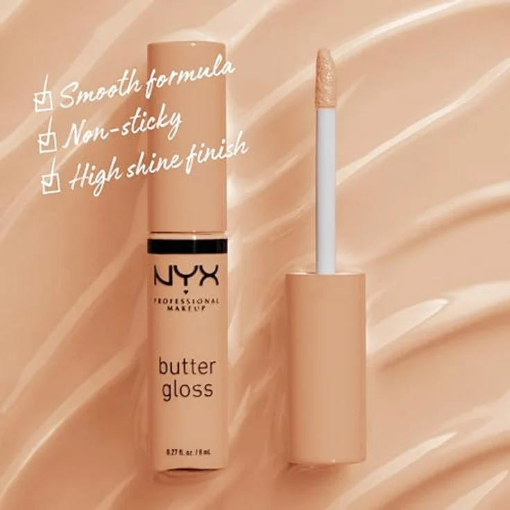 NYX Professional Makeup Lipgloss & Lipcream Butter Gloss Lipgloss Fortune Cookie 13 8 ml – Bild 2