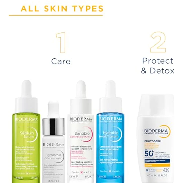 Bioderma Photoderm XDefense Ultra-Fluid SPF50+, 40 ml, Detox-Formel mit ultra-flüssiger Textur und aktiver Abwehr – Bild 4