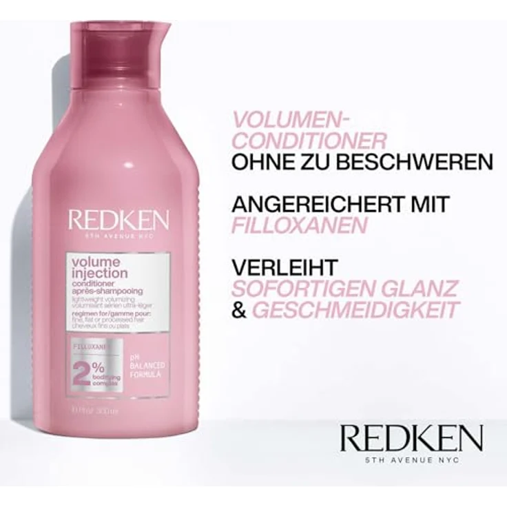 Redken Conditioner Haircare Volume Injection Conditioner 300 ml – Bild 3