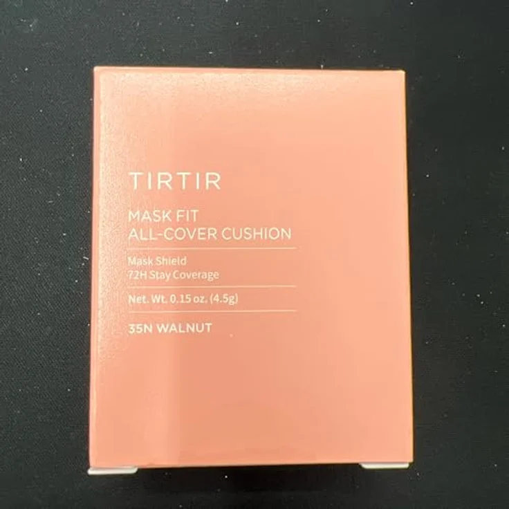 TIRTIR Mask Fit Aura Cushion Mini, mattierendes Make-up im Schwämmchen, Farbton 35N Walnut, 4.5 g, mit ausgezeichneter Abdeckung und feuchtigkeitsspendender Hyaluronsäure – Bild 7