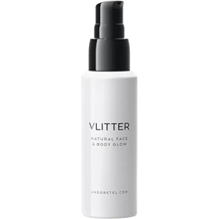 uG UND GRETEL BERLIN VLITTER Highlighter - Feuchtigkeitsspendend, Vegan, Natürliche Inhaltsstoffe, Langanhaltender Glow - Cool Moon 01 30ml
