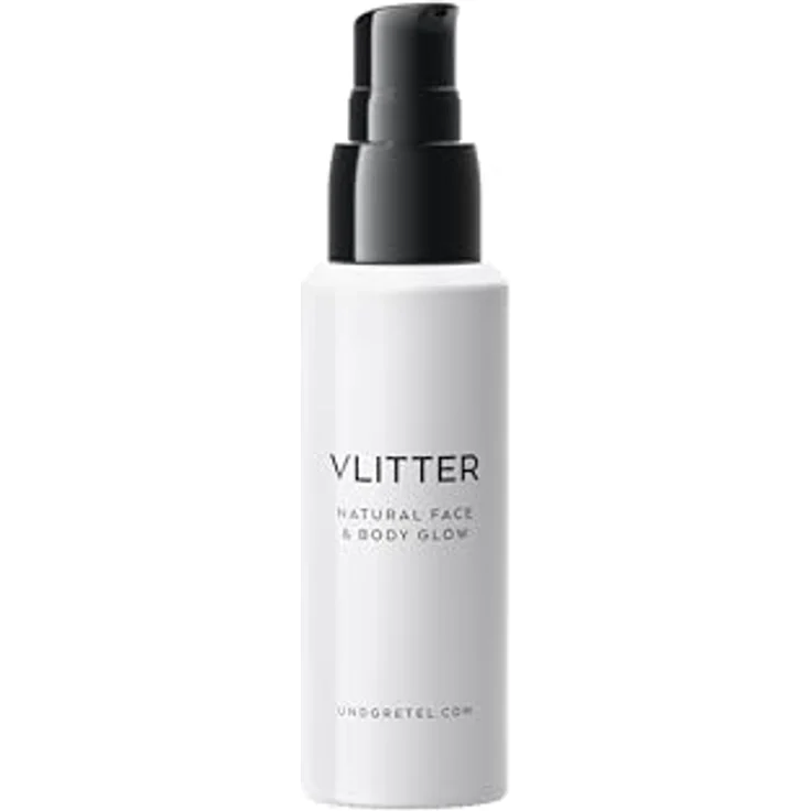 uG UND GRETEL BERLIN VLITTER Highlighter - Feuchtigkeitsspendend, Vegan, Natürliche Inhaltsstoffe, Langanhaltender Glow - Cool Moon 01 30ml – Bild 1