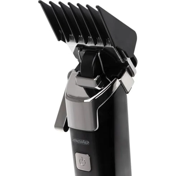 ADLER Mesko Haarschneider, Präzisionsschneiden mit Titan- und Keramikklingen, wasserfest, lange Akkulaufzeit, verschiedene Aufsätze – Bild 4