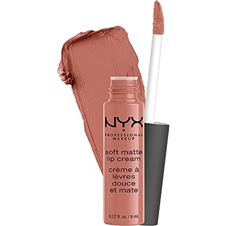 NYX Professional Makeup Soft Matte Lip Cream, Hochpigmentierter Lippenstift mit cremigem und mattem Finish, Farbton: San Francisco, 8 ml – Bild 1