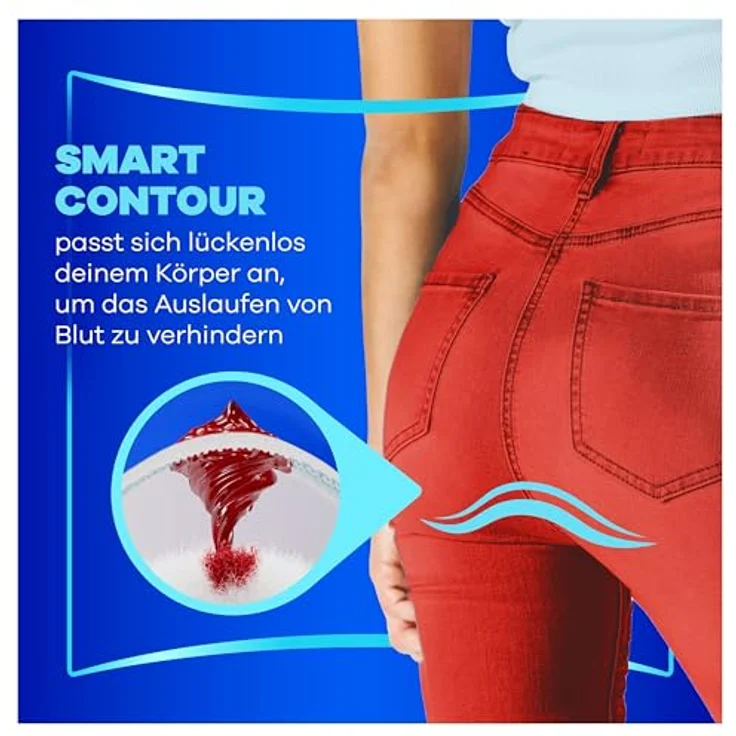 Always Ultra Damenbinden Mässige Periode (Größe 2) mit Flügeln, 20 Stück, super absorbierend, ultradünn, OdourLock-Technologie, recycelte Materialien – Bild 3