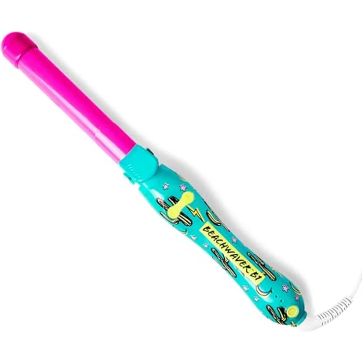 Beachwaver B Series B1 Neon Desert, Lockenstab mit Keramikzylinder, 3 einstellbaren Wärmestufen, doppelter Drehrichtung, 25,4 mm für sanfte Locken aller Haartypen