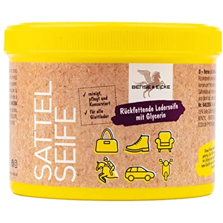 Bense & Eicke B & E Sattelseife mit Schwamm - 250 ml