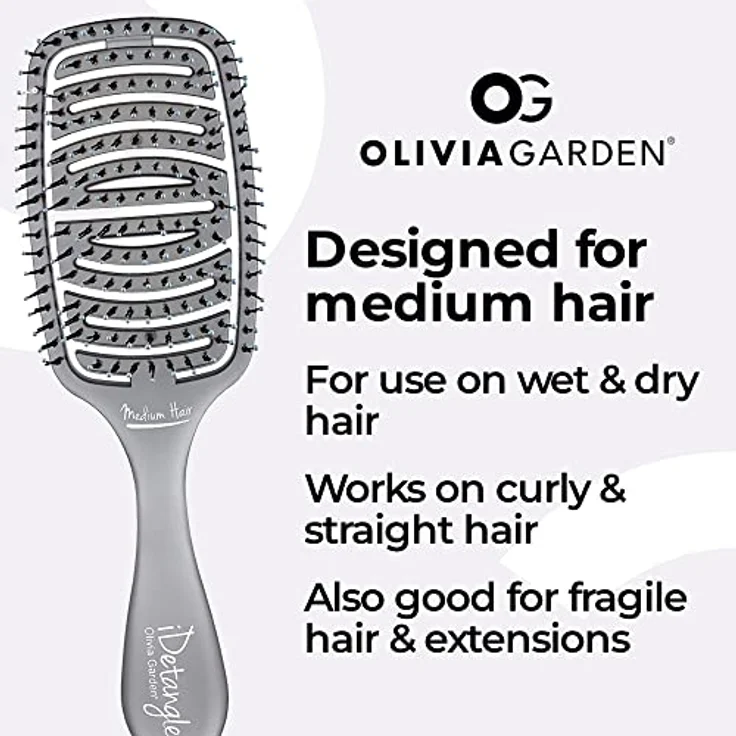 Olivia Garden iDetangle Memory Flex Double Bristle – Bild 3