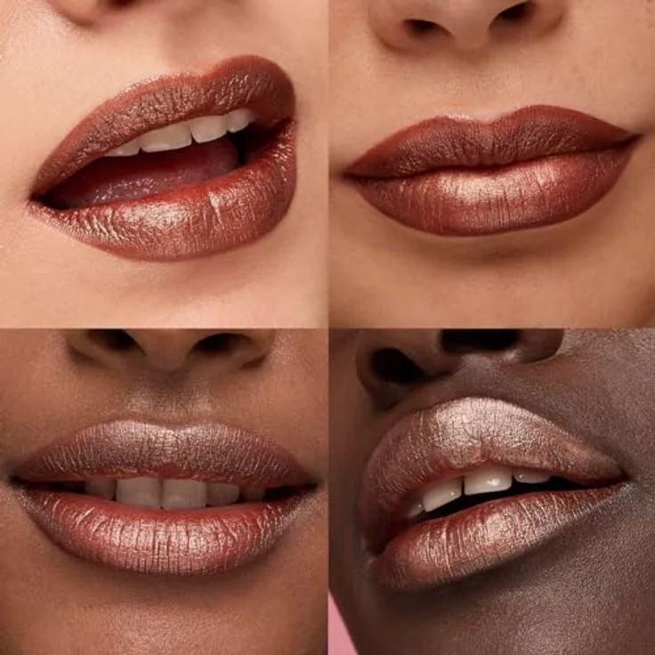 KIKO Milano Metal Flüssig-Lippenstift 6.5 ml, Metallic Farbton 04 Bronze, hohe Pigmentierung, cremige Textur, vollere Lippen – Bild 3