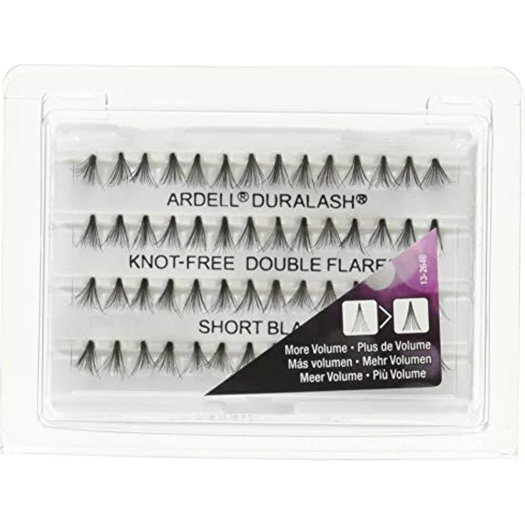 Ardell Double Up Set 56 Short Black Wimpern, Schwarz, Dekorative Kosmetik Make-up Accessoires – Bild 3