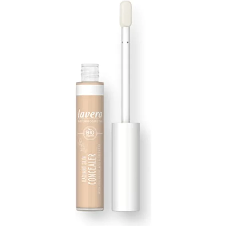 Radiant Skin Concealer -Light 02 - Abdeckung von Augenringen & Unreinheiten - bis zu 8 Stunden Halt- feuchtigkeitsspendend - vegan - Naturkosmetik (1x 5,5 ml) – Bild 1