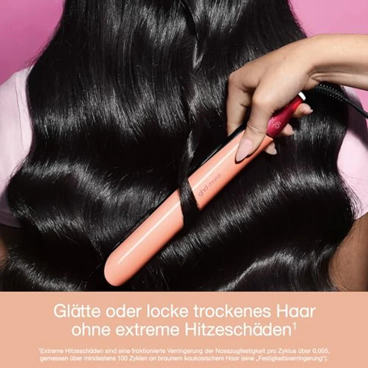 ghd Jelly Chronos Styler, Glätteisen in Sunkissed Peach mit HD Motion-Responsive™ Technologie, 2,7 m Kabel und Hitzeschutz-Etui – Bild 5