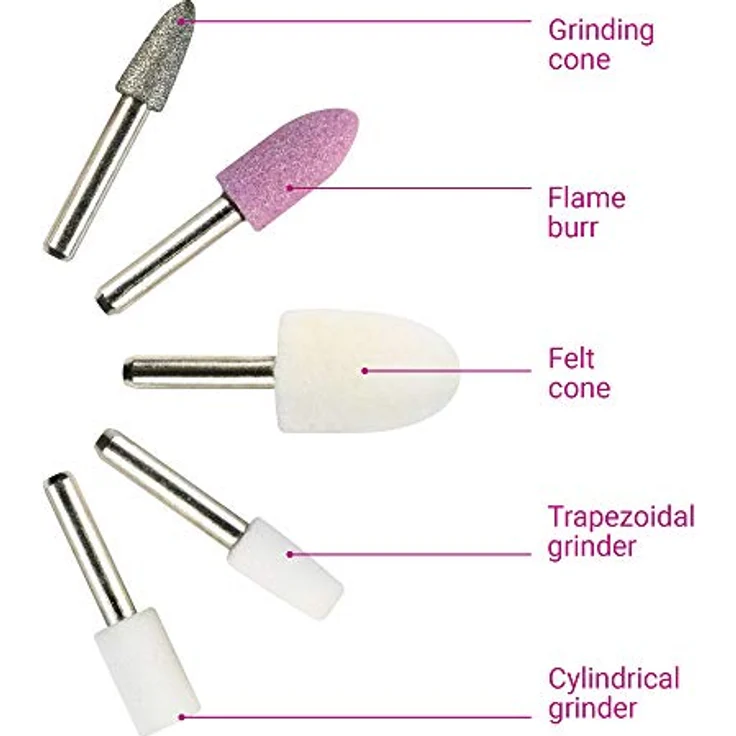 medisana MP 810 elektrisches Maniküre & Pediküre-Set mit 5 Nagelpflege Aufsätzen, für Nägel, Nagelhaut und Hornhaut – Bild 5