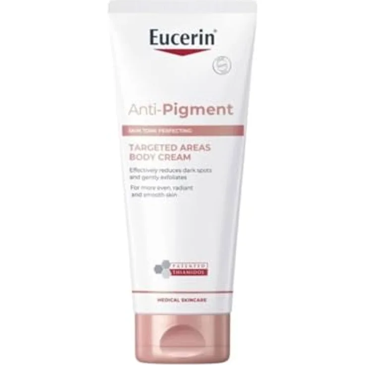 Eucerin Anti-pigment Targeted Areas Body Cream 200ml - Reduziert dunkle Flecken, befeuchtet und hellt die Haut auf