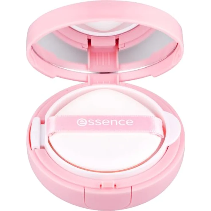 essence BRIGHTEN UP! Cushion Foundation, mittlere Deckkraft, 03 Beige, 12 g, vegan, wasserfest – Bild 1