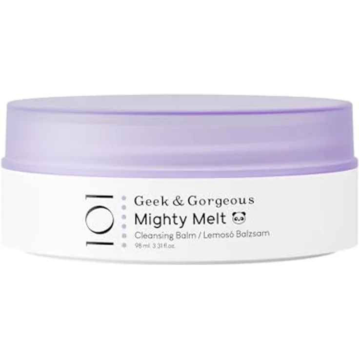 Geek & Gorgeous Mighty Melt Cleansing Balm - Sanfter Reinigungsbalsam für das Gesicht, für alle Hauttypen, inkl. sensible Haut, mit milden Tensiden, 98 ml Dose