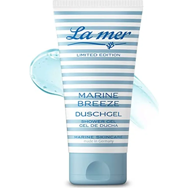 La mer Marine Breeze Duschgel - Leicht schäumendes Duschgel - Hautberuhigend und feuchtigkeitsspendend - Sanfte Reinigng für Haut und Sinne - Seifenfrei - 150 ml