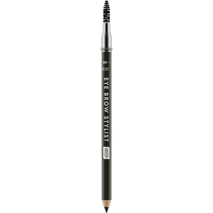 Catrice Eye Brow Stylist, Augenbrauenstift Nr. 080 Schwarz, langanhaltend, matt, vegan, wasserfest, ohne Mikroplastikpartikel, Nanopartikel frei, 1er Pack (1.4g)