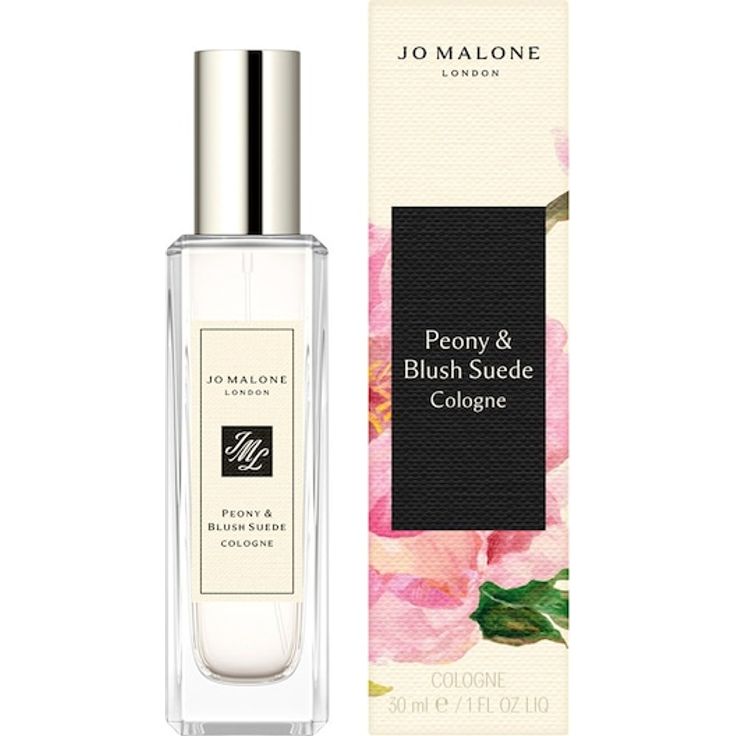 Jo Malone London Peony & Blush Suede Cologne, blumiger Damenduft mit Pfingstrosen und Wildleder, 30 ml