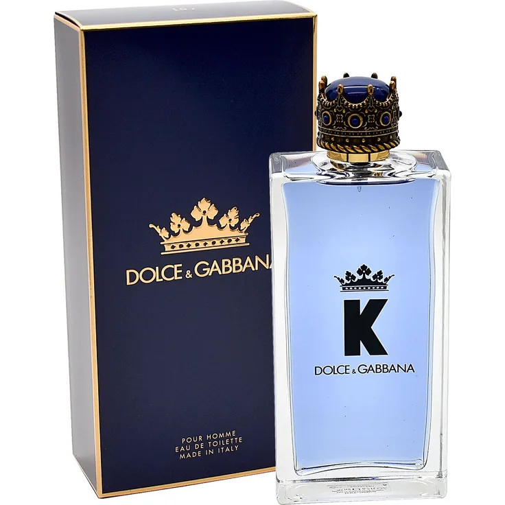 Dolce & Gabbana K by Dolce & Gabbana King Men, 200 ml Eau de Toilette mit holzig-aromatischem Duft und Geometrischem Flakon mit kunstvoller Krone