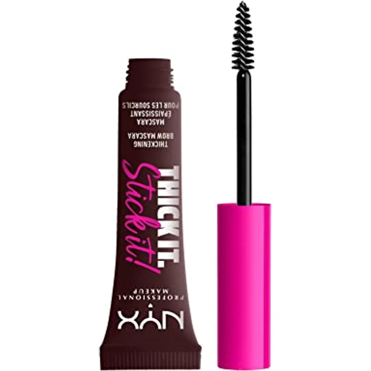 NYX Professional Makeup Thick it. Stick it! Brow Mascara Augenbrauengel 7 ml Nr. 07 - Espresso – Bild 1