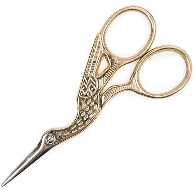 SGI Nagelshcere Hautschere Babyschere Fadenschere Nasenschere aus Edelstahl NEU (Fadenschere vergoldet - 10 cm - 9006)