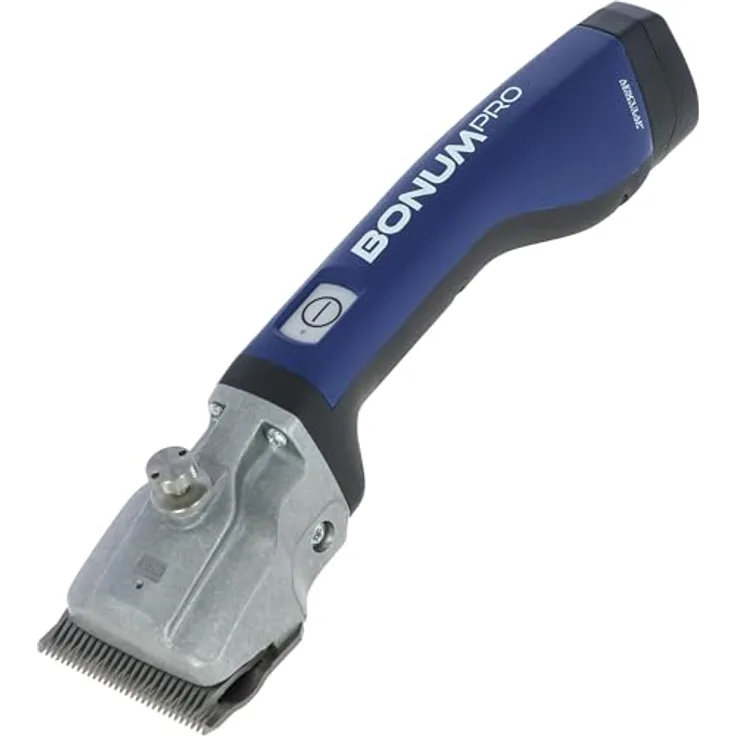 Aesculap Bonum Pro, Akku-Schermaschine für Pferde-Feinschur mit ergonomischem Design und langer Akkulaufzeit, blau