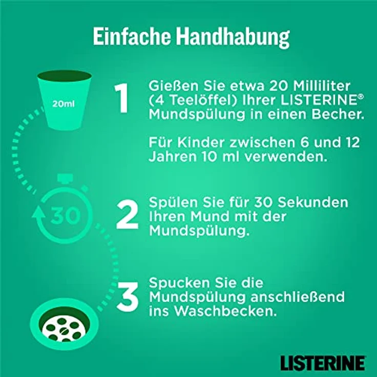 Listerine Clean & Fresh Mundspülung 500 ml – Bild 6
