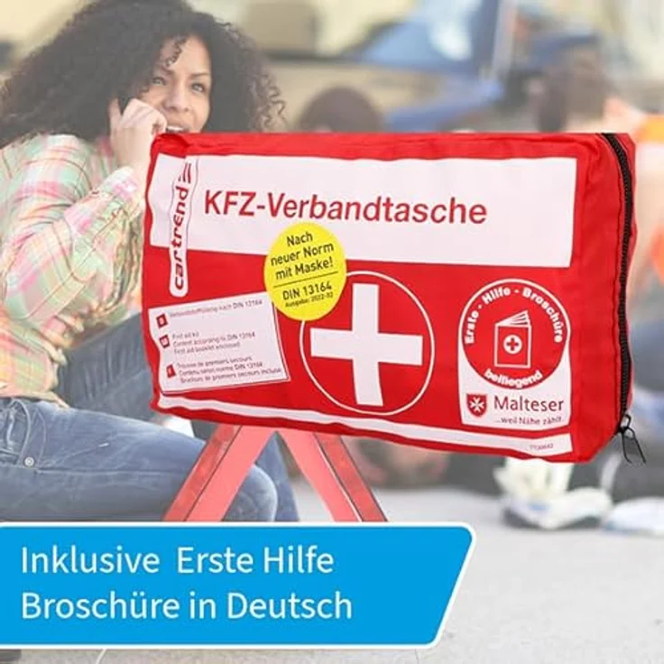 Cartrend KFZ-Verbandtasche, rot - Preisvergleich – Bild 5