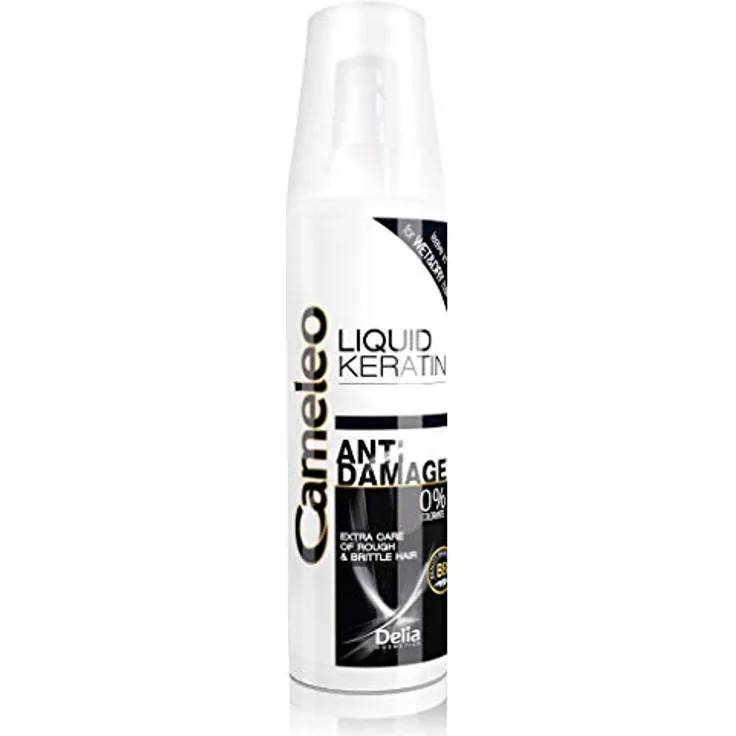 Cameleo - Keratinflüssigkeit - für geschädigtes, trockenes, raues, sprödes Haar - Regenerierende Reparaturbehandlung & Pflege mit biomimetischem Keratin & Arganöl - Hitzeschutz - 150ml